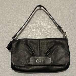 Coach Black Leather Clutch